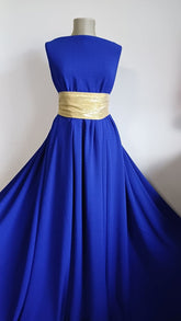 Jacquard Albastru Regal MAT1121